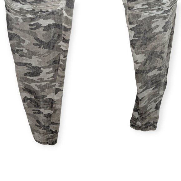 Mittoshop Gray Camouflage Moto Pull On Casual Pants Size Medium - Picture 5 of 16